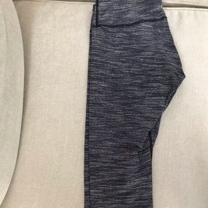 Lululemon Black Space Dye Crop Leggings